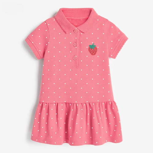Toddler & Kids Playful Polo Skirt Dress for Girls - Yarafly