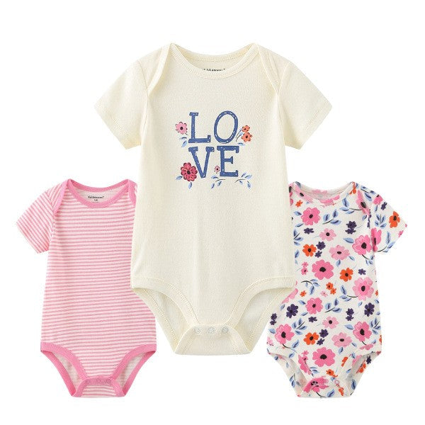 "Arabella" Baby Bodysuit 3-Pack Set
