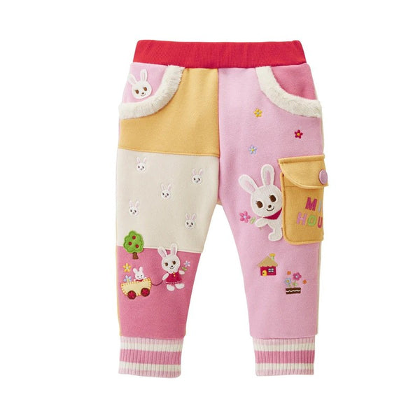 Baby, Toddler & Kids Rabbit Patchwork Sweatshirt or Pants for Boys and Girls