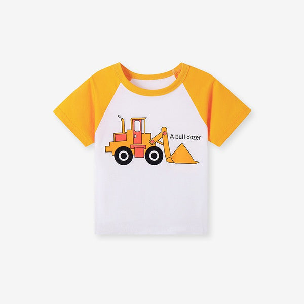 Toddlers & Kids Vehicle Raglan T-Shirt