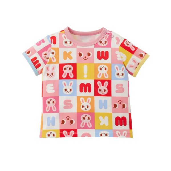 Boy and Girl Alphabet Animal Print T-Shirt for Baby, Toddler & Kids