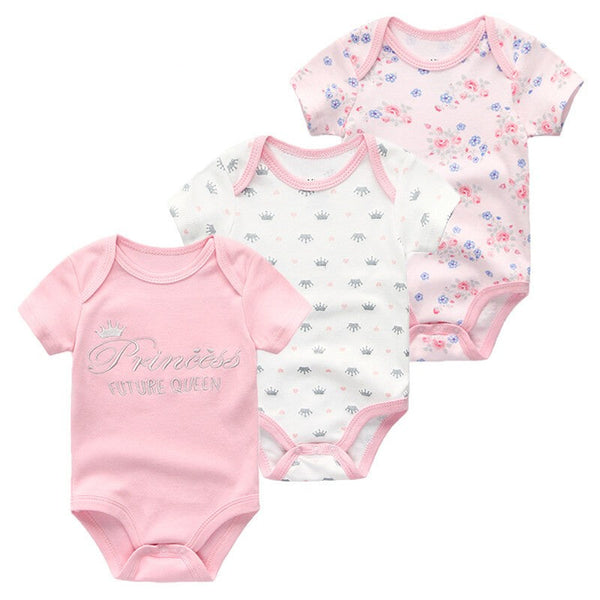 "Arabella" Baby Bodysuit 3-Pack Set