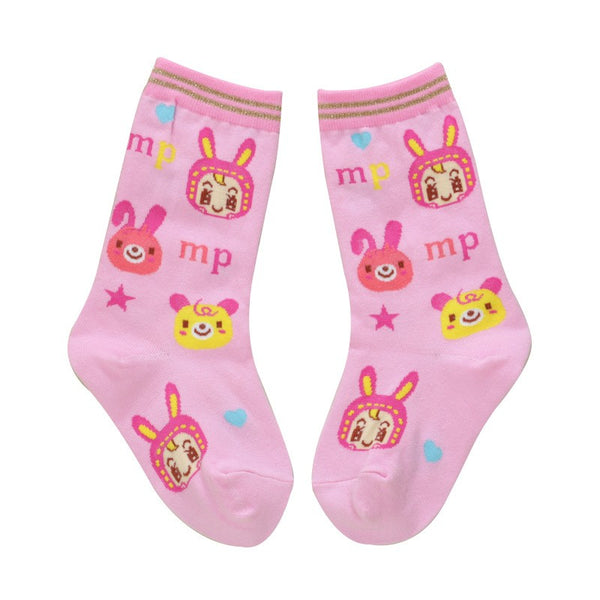Sweet Bunny Friends Character Socks for Baby, Toddler & Kids Girl
