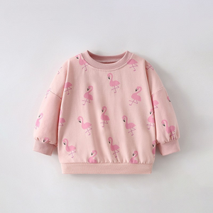 Toddlers & Kids Playful Flamingo Sweatshirt for Girls