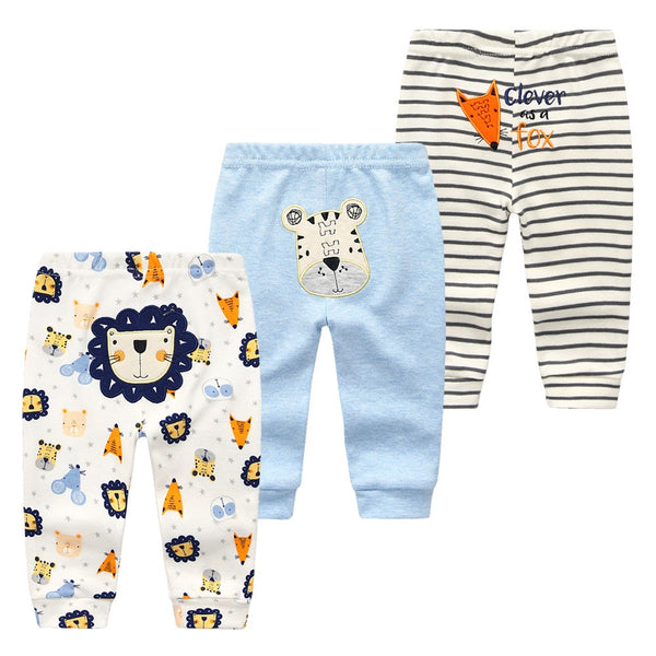 "Jordan" Baby Cotton Sweatpants 3-Pack