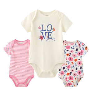 "Arabella" Baby Bodysuit 3-Pack Set