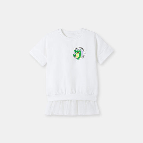 Toddlers & Kids Crocodile Tulle Dress