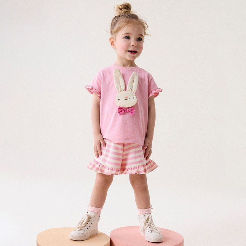 Toddler & Kids Bunny Ruffle Outfit