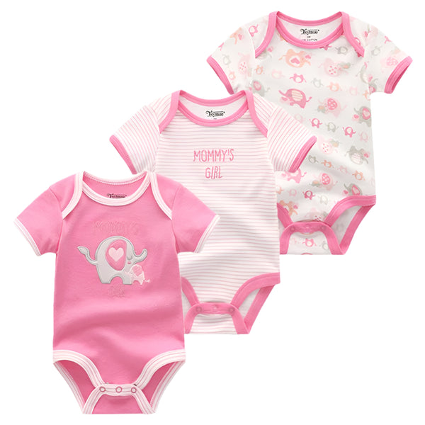 "Arabella" Baby Bodysuit 3-Pack Set