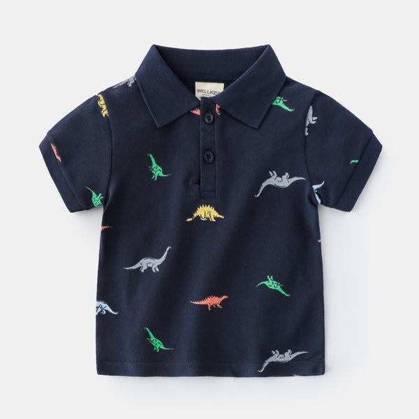Toddler & Kids Dinosaur Polo Shirts for Boys