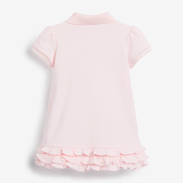 Toddler & Kids Rainbow Ruffle Polo Dress