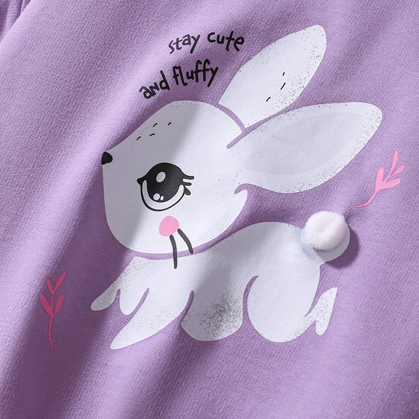 Toddler & Kids Lavender Bunny Summer Set