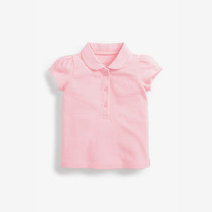 Toddler & Kids Girls Classic Cotton Polo Tops