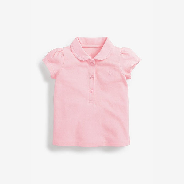 Toddler & Kids Girls Classic Cotton Polo Tops