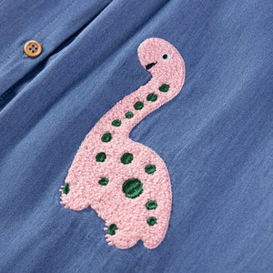 Toddler & Kids Whimsical Animal Denim Dress