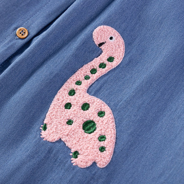 Toddler & Kids Whimsical Animal Denim Dress