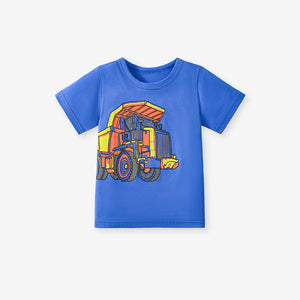 Construction Truck T-Shirts for Toddlers & Kids – Individual or 3-Pack (2T–7T)