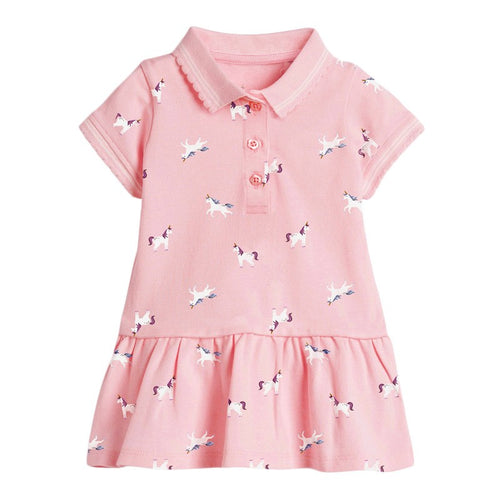 Toddler & Kids Playful Polo Skirt Dress for Girls