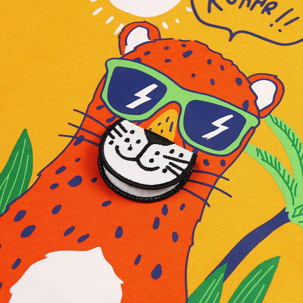 Boys 2-Piece ROAR! Cheetah Summer Outfit for Toddler & Kids (2T–7T)