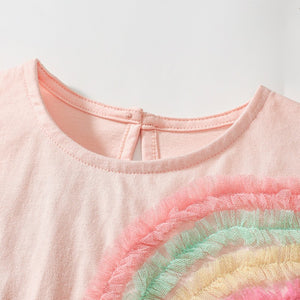 Toddler & Kids Rainbow Tulle Dress for Girls