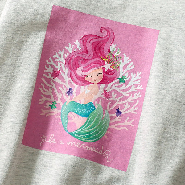 Toddler & Kids Mermaid Sweatshirt & Leggings Outfit Set