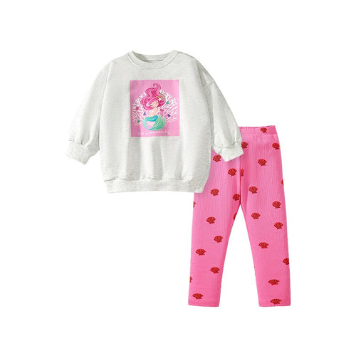 Toddler & Kids Mermaid Sweatshirt & Leggings Outfit Set