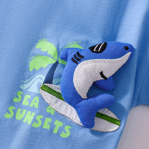 Toddler & Kids Ocean Adventure Shark Summer Set