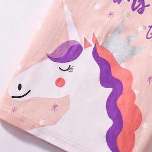 Unicorn Dreams Two-Piece Outfit for Toddlers and Girls