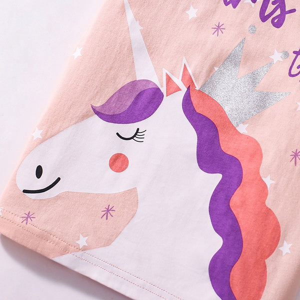 Unicorn Dreams Two-Piece Outfit for Toddlers and Girls