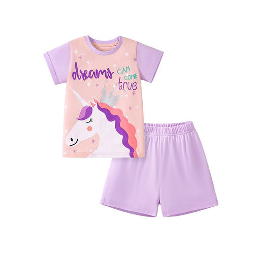 Unicorn Dreams Two-Piece Outfit for Toddlers and Girls