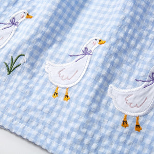 Toddler & Kids Ducky Parade Gingham Dress