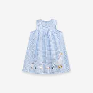 Toddler & Kids Ducky Parade Gingham Dress