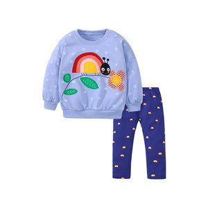 Kids & Toddlers Rainbow Bug Two-Piece Set