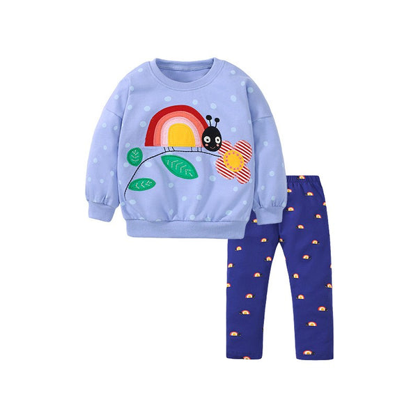 Kids & Toddlers Rainbow Bug Two-Piece Set