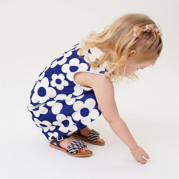 Toddler & Kids Dot Collared Shift Dress
