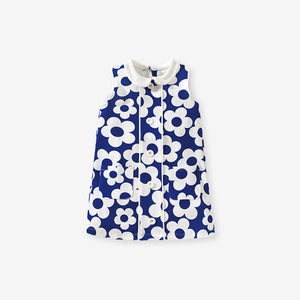 Toddler & Kids Dot Collared Shift Dress