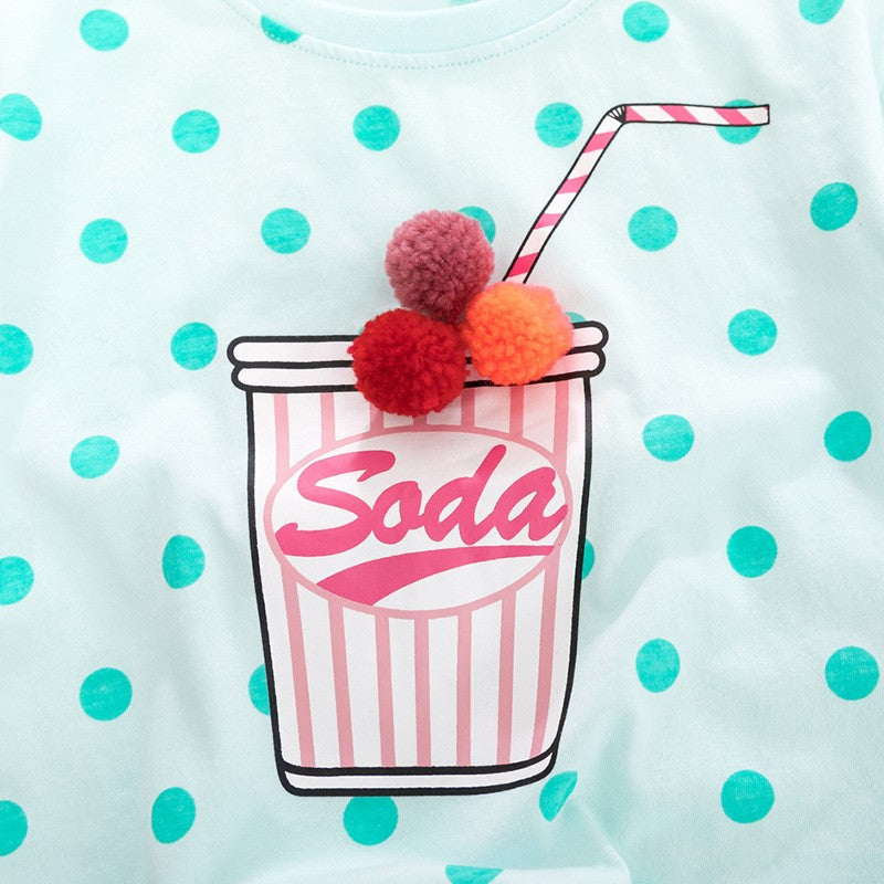 Kids & Toddlers Soda Pop Polka Dot T-Shirt