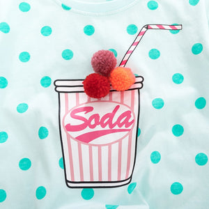 Kids & Toddlers Soda Pop Polka Dot T-Shirt