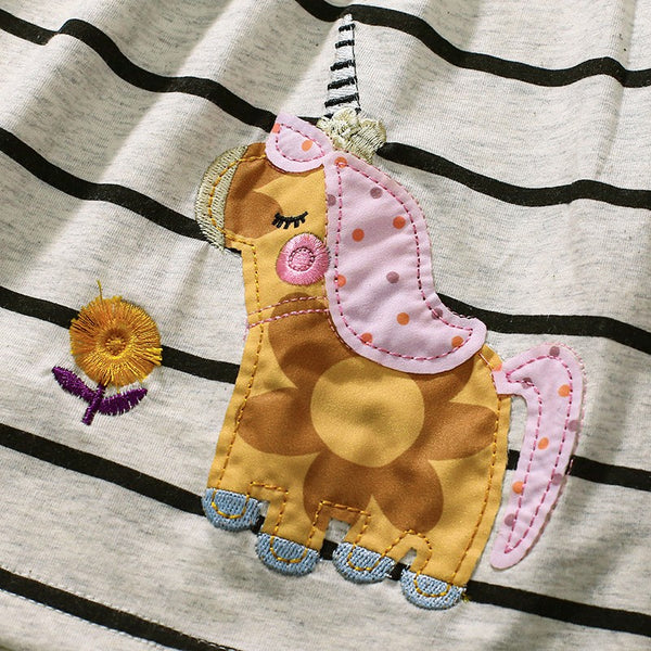 Kids & Toddlers Striped Giraffe Dress