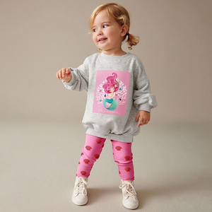 Toddler & Kids Mermaid Sweatshirt & Leggings Outfit Set