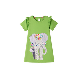 Toddlers & Kids Elephant Friends Dress