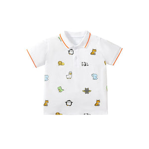 Toddlers & Kids Safari Animals Polo Shirt