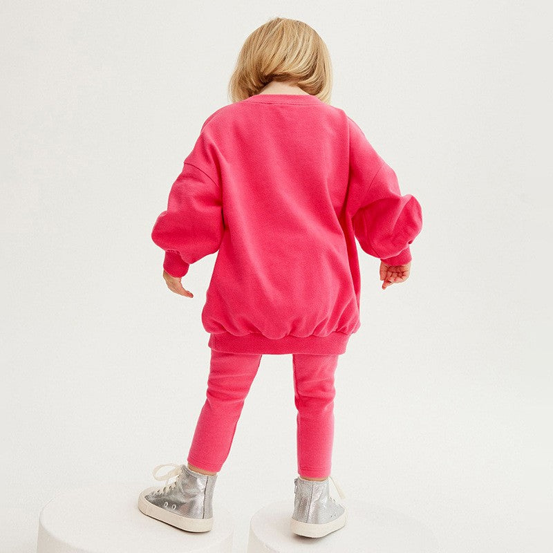 Toddlers & Kids Coral Pink Outfit