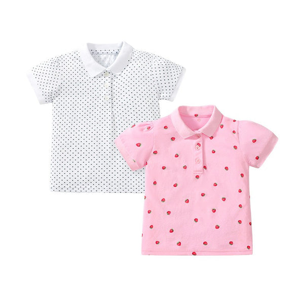 Toddlers & Kids Fruity & Starry Polo Set