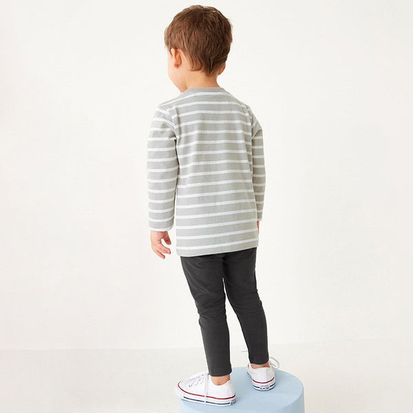 Toddlers & Kids Puppy Face Striped Two-Piece Set