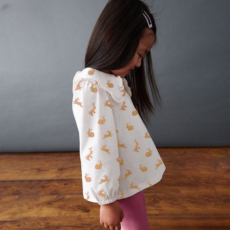 Toddlers & Kids Bunny Print Outfit