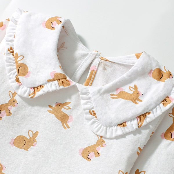 Toddlers & Kids Bunny Print Outfit