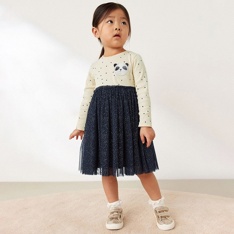 Kids Panda Princess Dress