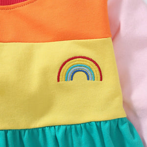 Toddlers & Kids Colorful Rainbow Dress