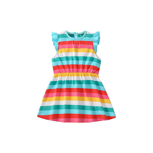 Toddlers & Kids Rainbow Flutter Dress
